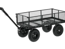 WÓZEK OGRODOWY XL 450KG Z POKROWCEM KOŁA 13