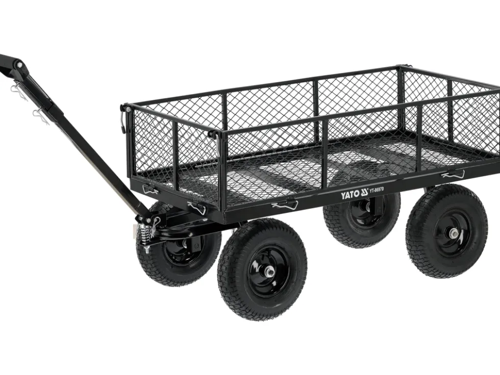 WÓZEK OGRODOWY XL 450KG Z POKROWCEM KOŁA 13"