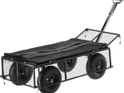 WÓZEK OGRODOWY XL 450KG Z POKROWCEM KOŁA 13
