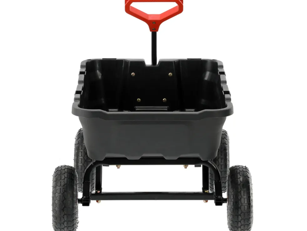 WÓZEK OGRODOWY Z WYWROTKĄ XL 350KG KOŁA 10"