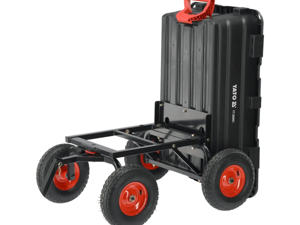 WÓZEK OGRODOWY Z WYWROTKĄ XXL 550KG KOŁA 13"