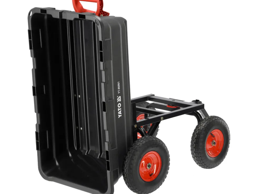 WÓZEK OGRODOWY Z WYWROTKĄ XXL 550KG KOŁA 13"