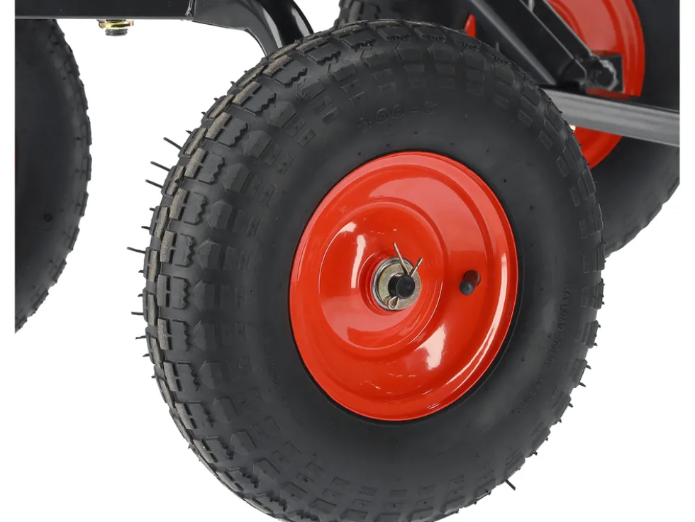 WÓZEK OGRODOWY Z WYWROTKĄ XXL 550KG KOŁA 13"