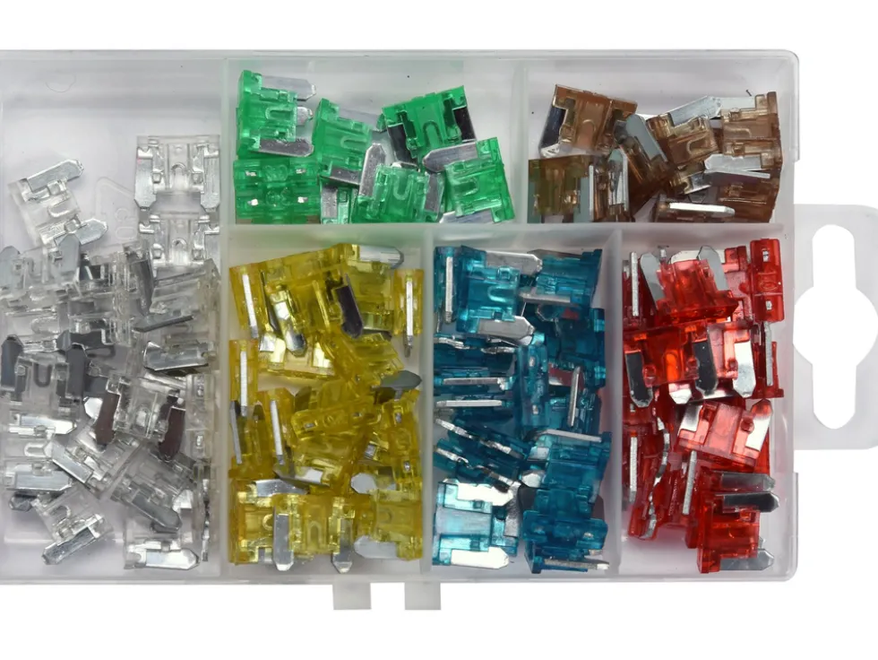 ZESTAW BEZPIECZNIKÓW MINI-NISKI PROFIL 100 SZT