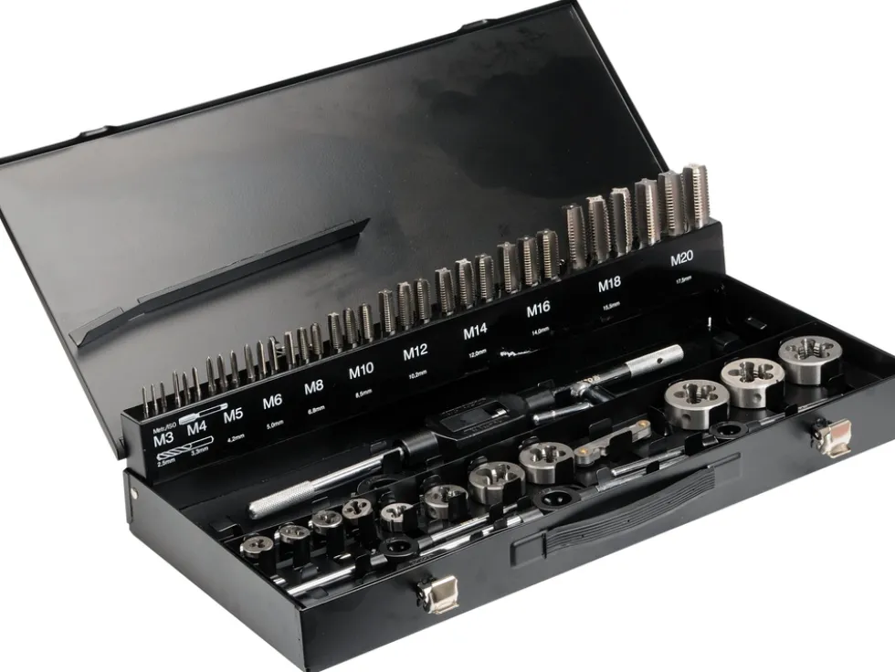 ZESTAW GWINTOWNIKÓW I NARZYNEK M3-M20, 56 CZ