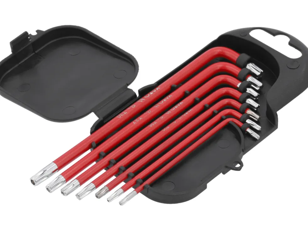 ZESTAW KLUCZY IMBUSOWYCH POWLEKANYCH TORX 7CZ.