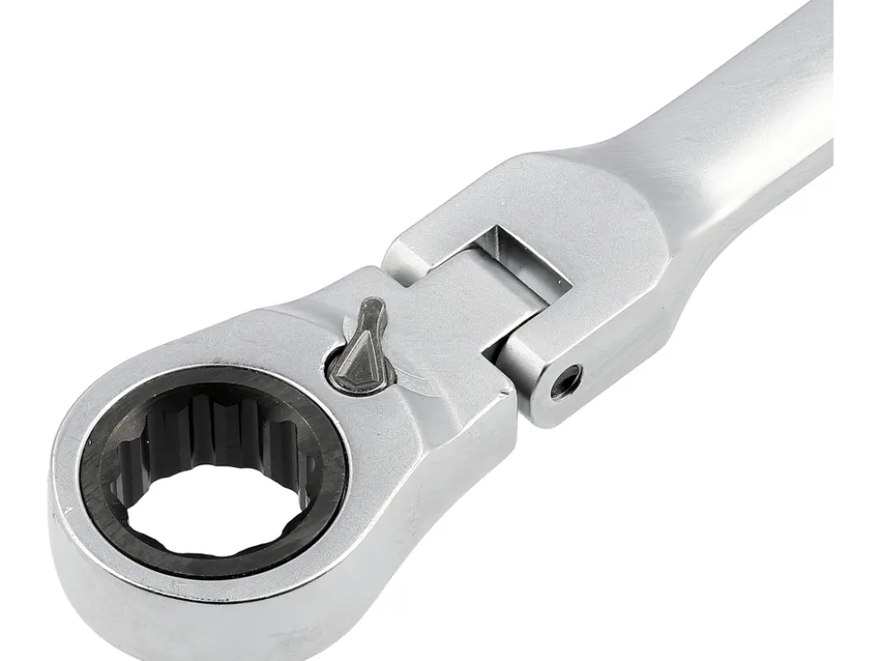 ZESTAW KLUCZY OCZKOWYCH, DŁUGICH Z GRZECHOTKĄ I PRZEGUBEM 8-19MM, 6 SZT.