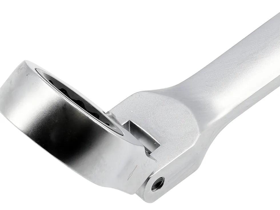 ZESTAW KLUCZY OCZKOWYCH, DŁUGICH Z GRZECHOTKĄ I PRZEGUBEM 8-19MM, 6 SZT.