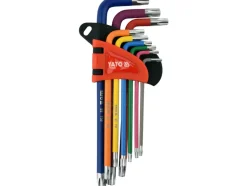 ZESTAW KLUCZY TORX TAMPERPROOF T10-T50 9SZT.