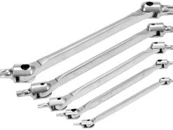 ZESTAW KLUCZY TORX Z PRZEGUBEM 5SZT.