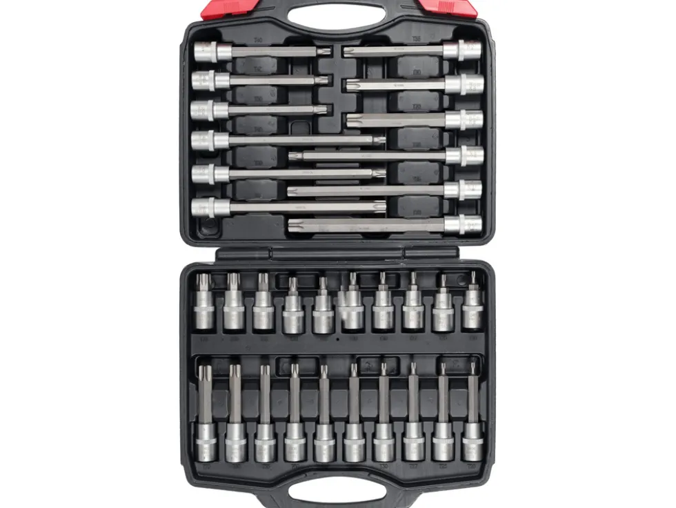 ZESTAW KLUCZY TRZPIENIOWYCH 1/2" TORX 32 SZTUK