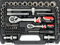 ZESTAW NARZĘDZIOWY 1/2", 1/4", 72 CZ., M