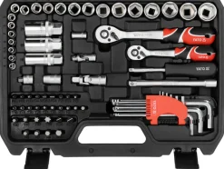 ZESTAW NARZĘDZIOWY 1/4"; 3/8" 92 ELEMENTY