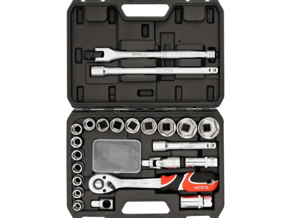 ZESTAW NARZĘDZIOWY 1/2" 24 ELEMENTY