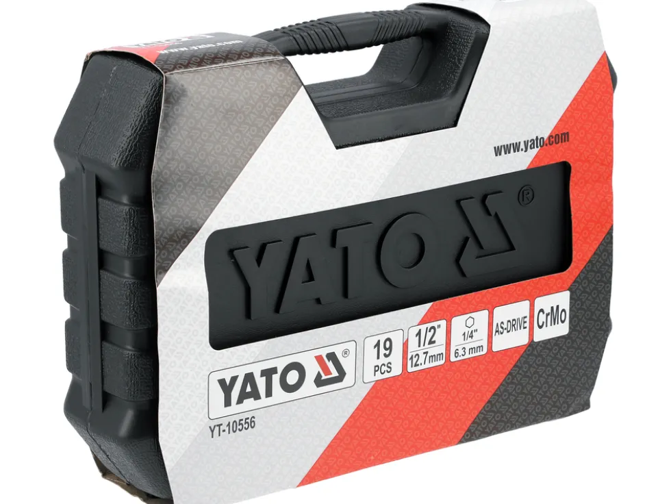 ZESTAW NASADEK UDAROWYCH DŁUGICH 1/2" ZAWIERA 19 ELEMENTÓW