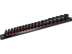 ZESTAW NASADEK UDAROWYCH KRÓTKICH 3/8" 17MM CRMO 19 ELEMENTÓW