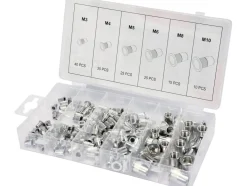 ZESTAW NITONAKRĘTEK ALUMINIOWYCH M3- M10, 150SZT