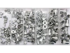 ZESTAW NITONAKRĘTEK ALUMINIOWYCH M3- M10, 150SZT