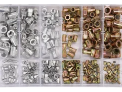 ZESTAW NITONAKRĘTEK MIX STALOWE, ALUMINIOWE M3- M10, 300SZT