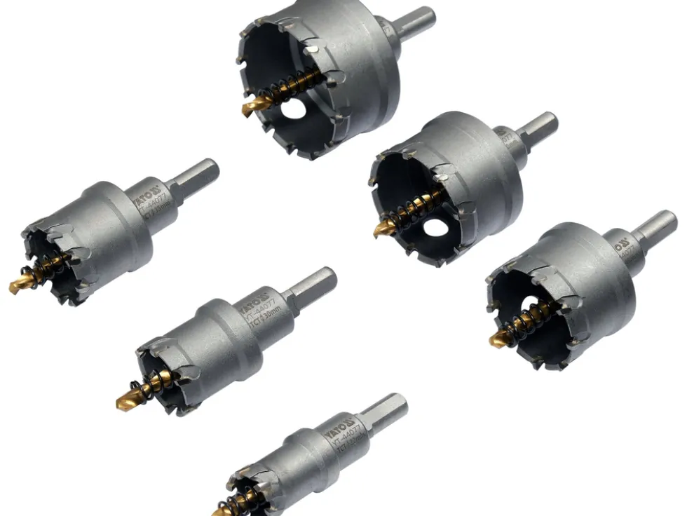 ZESTAW OTWORNIC TCT DO METALU 6SZT.