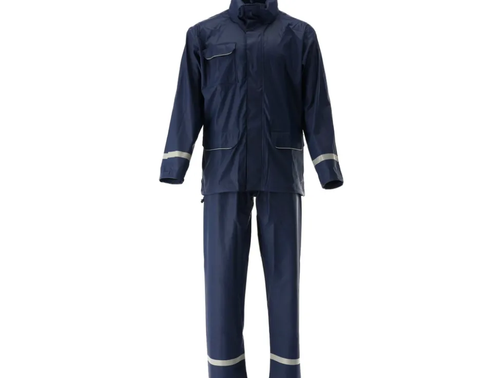 ZESTAW PRZECIWDESZCZOWY NAVY STRETCH ROZM. M