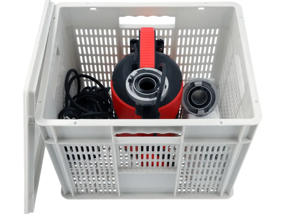 ZESTAW PRZECIWPOWODZIOWY POMPA 750W WĄŻ 10M KOSZ