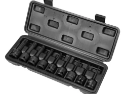 ZESTAW 9 SZT UDAROWYCH KLUCZY TRZPIENIOWYCH TORX 1/2"