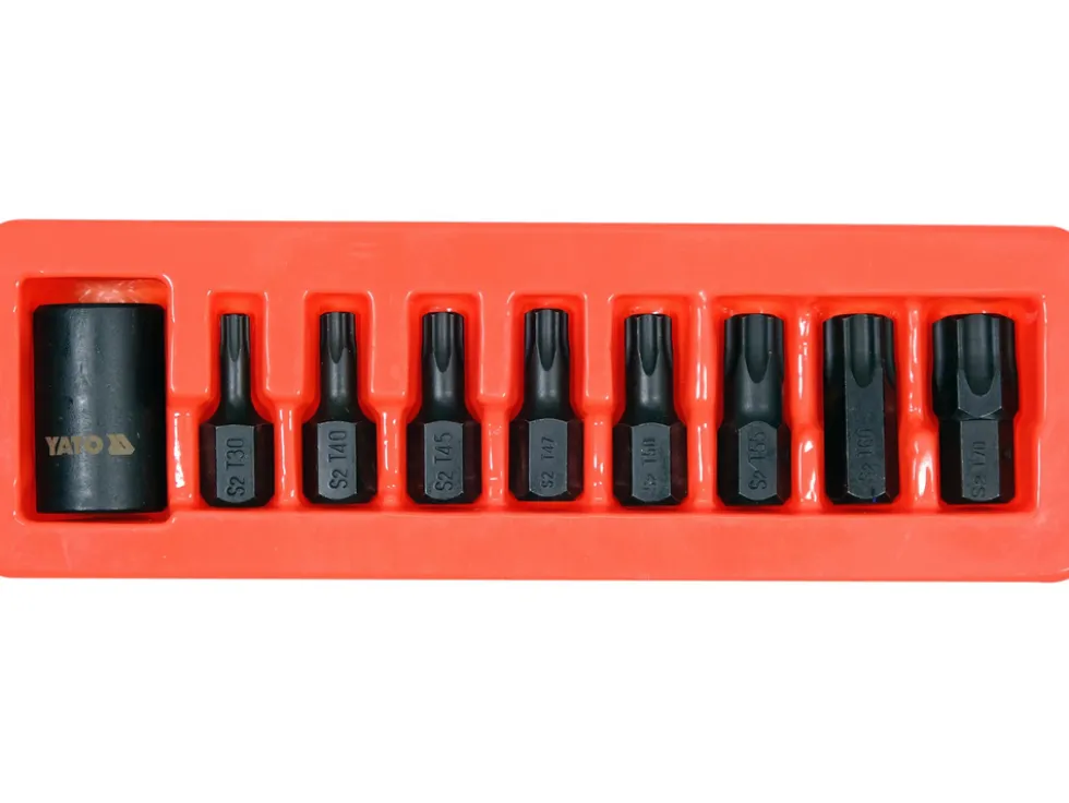 ZESTAW UDAROWYCH KLUCZY TRZPIENIOWYCH TORX 1/2'