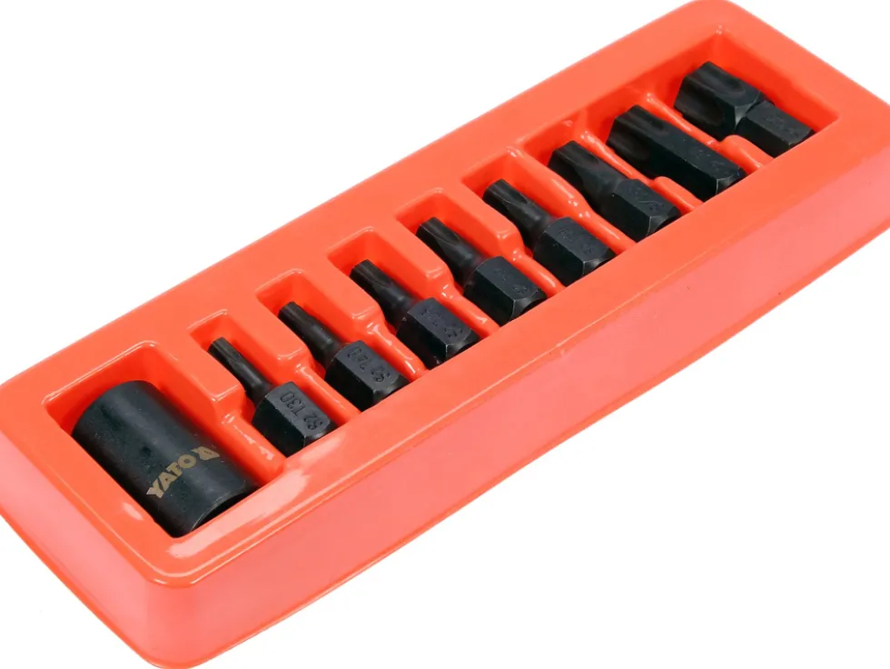 ZESTAW UDAROWYCH KLUCZY TRZPIENIOWYCH TORX 1/2'