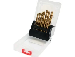 ZESTAW WIERTEŁ DO METALU HSS-TIN 19SZT 1-10MM