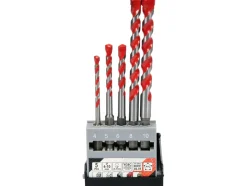 ZESTAW WIERTEŁ UNIWERSALNYCH 5SZT. 4-10MM HEX