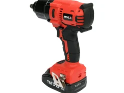 ZESTAW YATO 18V: KLUCZ UDAROWY 1/2'' 700 NM, NASADKI - DWA AKUMULATORY 3AH