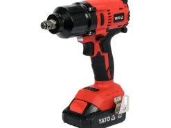 ZESTAW YATO 18V: KLUCZ UDAROWY 1/2'' 700 NM, NASADKI - DWA AKUMULATORY 3AH